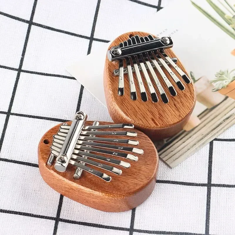 Musical Instrument Piano - بيانو إصبع خشبي صغير بـ 8