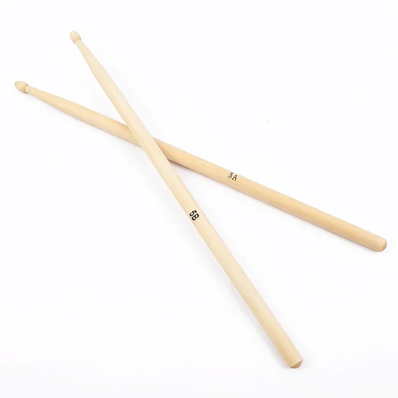 1 زوج أفخاذ القيقب الجاز كمين  - مراجعة Musical Instrument Gong وسعره