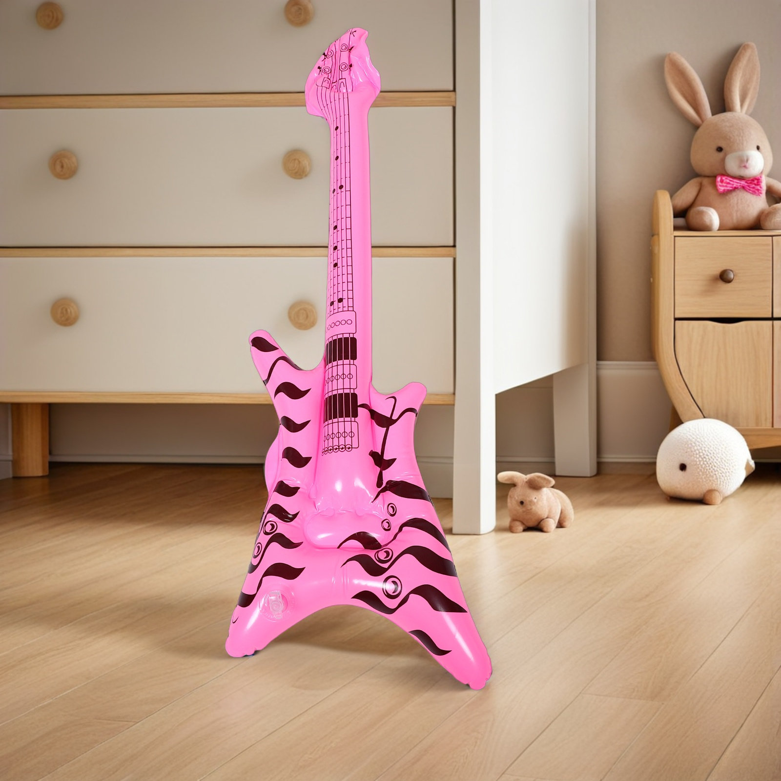 جيتار روك آند رول قابل للنفخ،  - مراجعة Musical Instrument You Blow Into وسعره