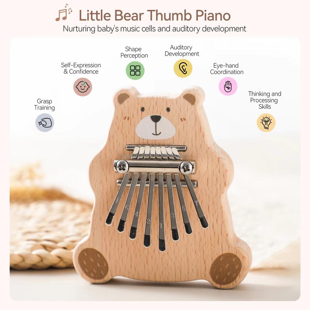 آلة كاليمبا صغيرة محمولة بـ 8  - مراجعة Musical Instrument Piano وسعره