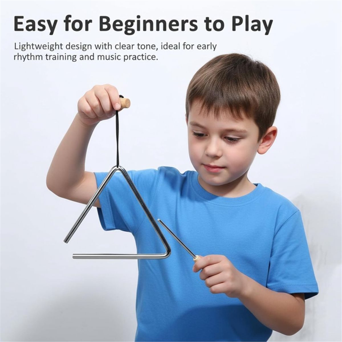 B72ABG قطعتان من مثلثات الآلات - مراجعة Triangle Beater Music وسعره